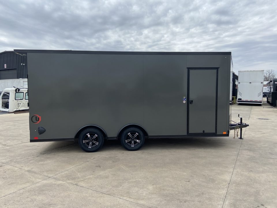 New United Trailers UJ 8.5X18 Enclosed Trailer