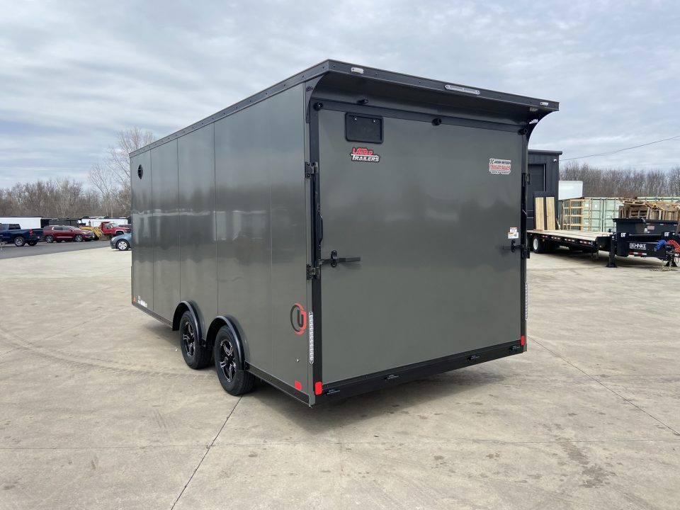 New United Trailers UJ 8.5X18 Enclosed Trailer