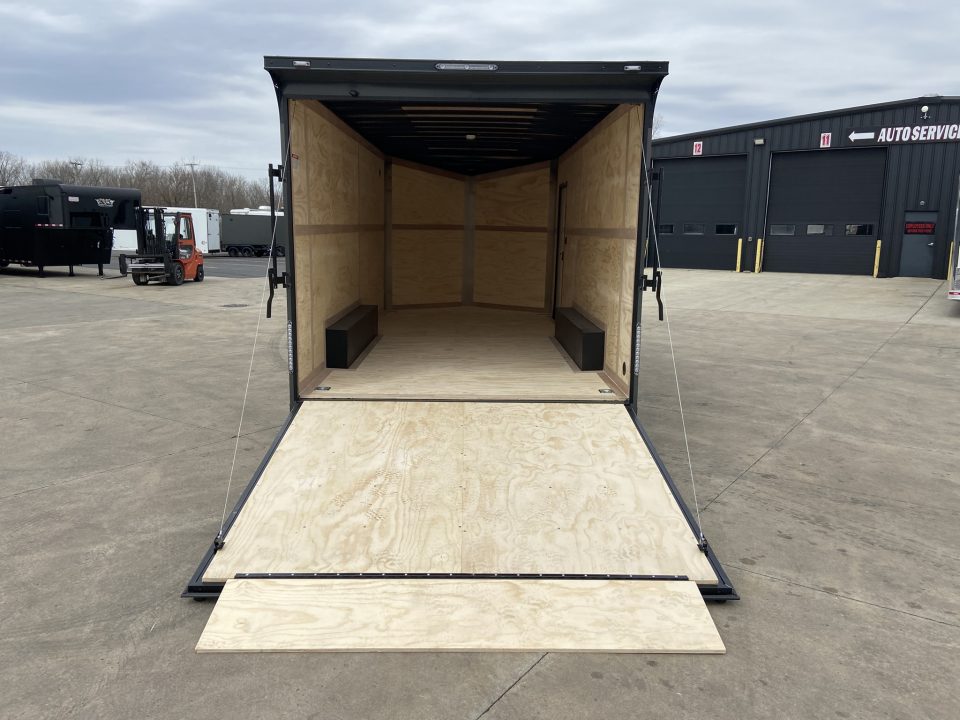 New United Trailers UJ 8.5X18 Enclosed Trailer