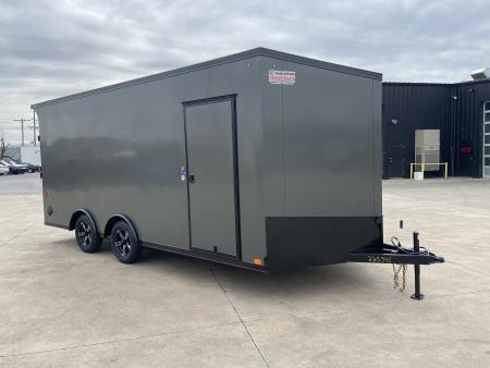 New United Trailers UJ 8.5X18 Enclosed Trailer