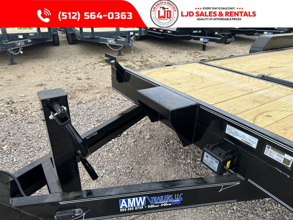 New 2026 AMW - Tilt / Equipment Trailer 83" X 22' - Heavy Duty - 16K GVWR