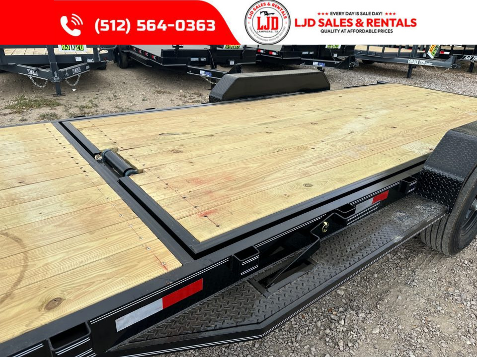 New 2026 AMW - Tilt / Equipment Trailer 83" X 22' - Heavy Duty - 16K GVWR