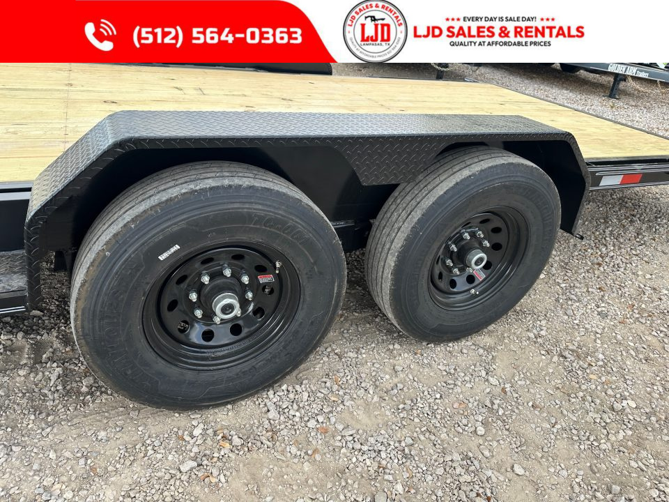 New 2026 AMW - Tilt / Equipment Trailer 83" X 22' - Heavy Duty - 16K GVWR