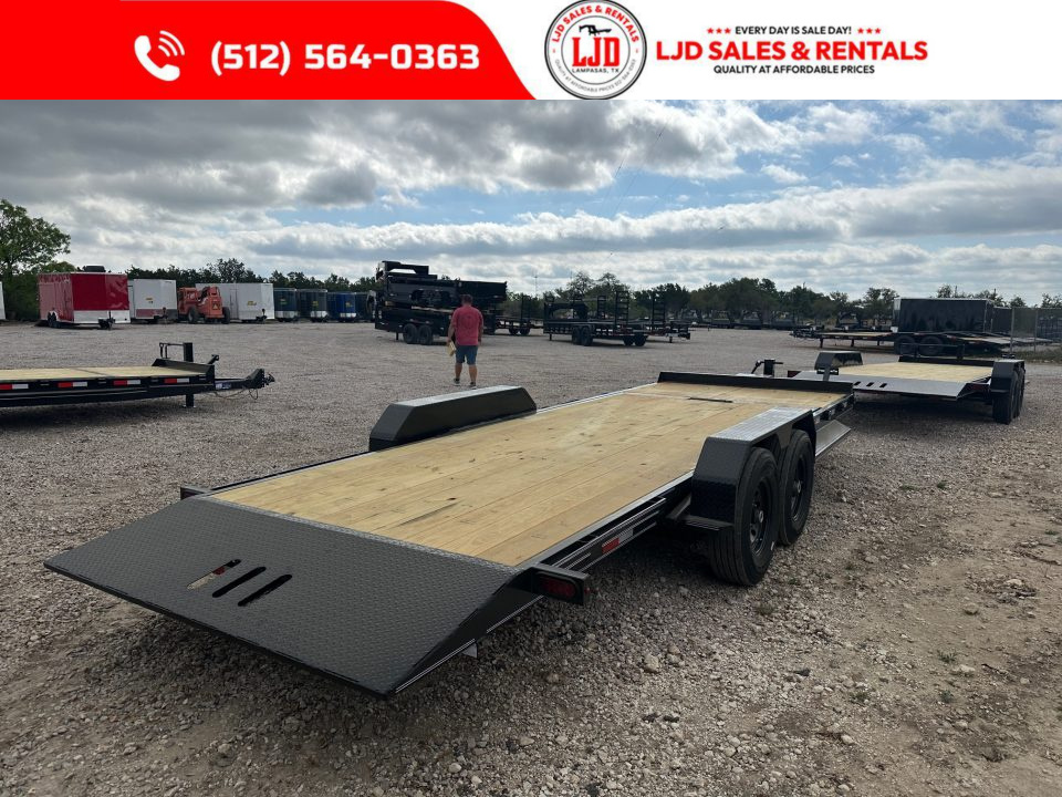 New 2026 AMW - Tilt / Equipment Trailer 83" X 22' - Heavy Duty - 16K GVWR