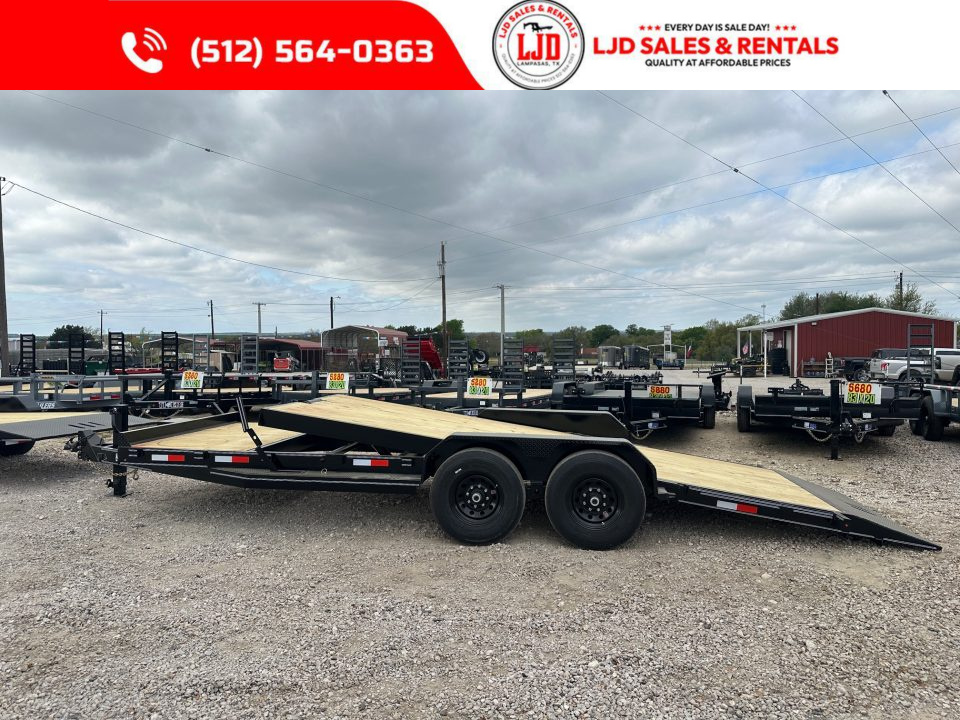 New 2026 AMW - Tilt / Equipment Trailer 83" X 22' - Heavy Duty - 16K GVWR
