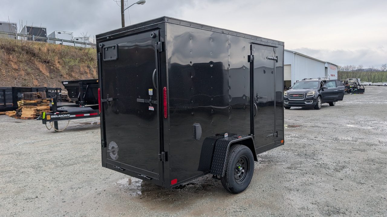 New 2026 Homesteader 5x10 Intrepid V-Nose Cargo Trailer w/ Ramp