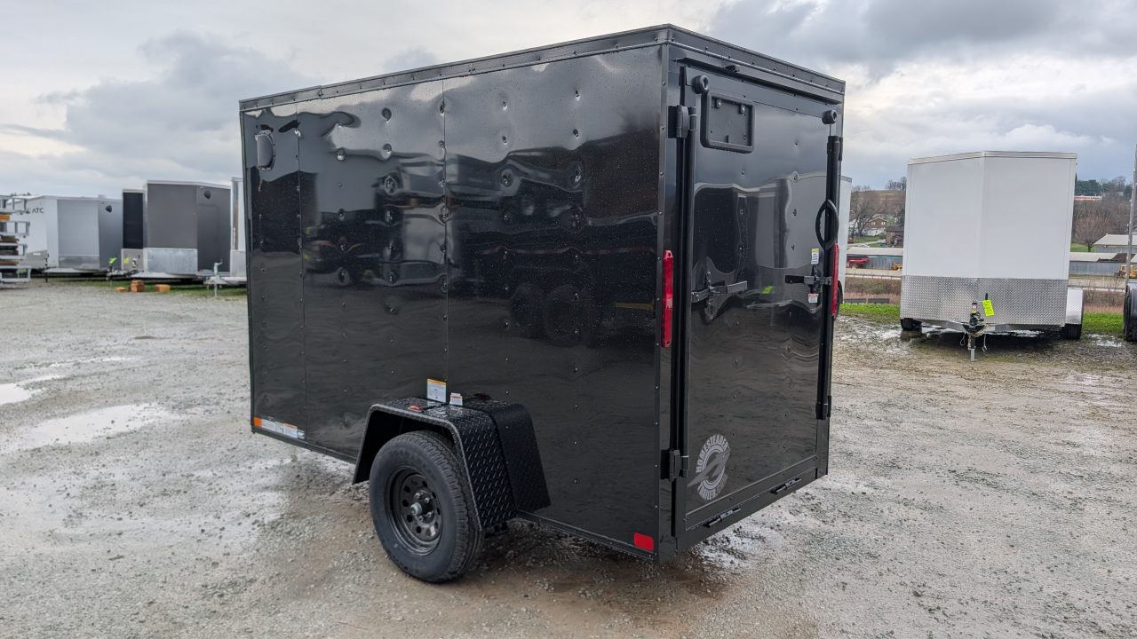 New 2026 Homesteader 5x10 Intrepid V-Nose Cargo Trailer w/ Ramp