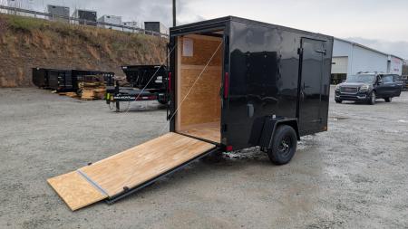 New 2026 Homesteader 5x10 Intrepid V-Nose Cargo Trailer w/ Ramp