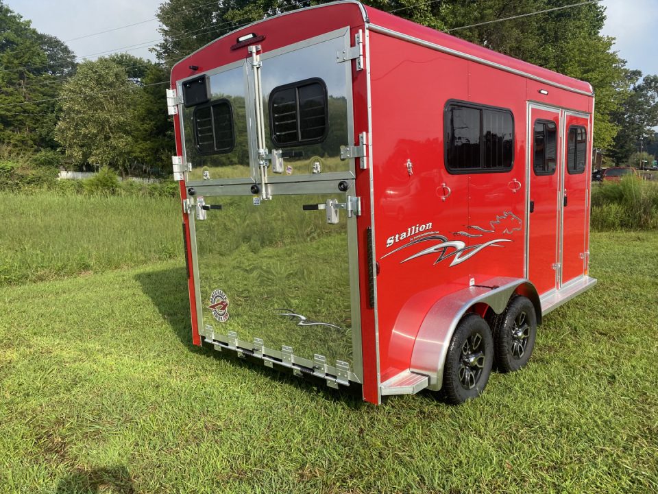 New Homesteader 214FB 2 Horse Direct Load Warmblood Horse Trailer