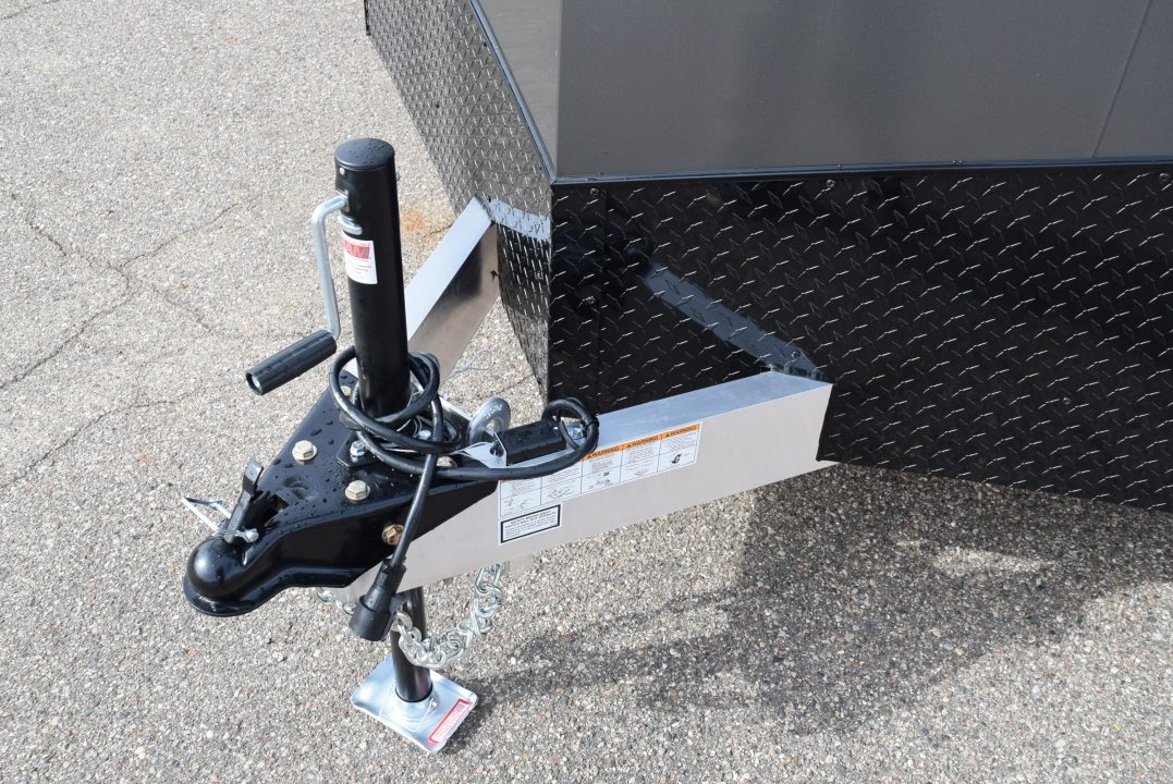 New ATC 7.5x16 STO 400 ALUMINUM CARGO TRAILER w/ BLACK TRIM PACKAGE