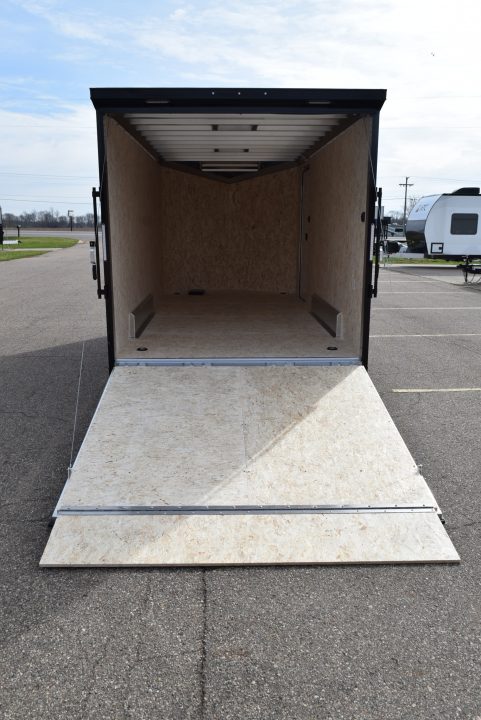 New ATC 7.5x16 STO 400 ALUMINUM CARGO TRAILER w/ BLACK TRIM PACKAGE