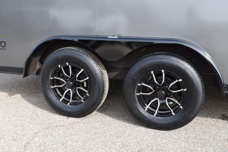 New ATC 7.5x16 STO 400 ALUMINUM CARGO TRAILER w/ BLACK TRIM PACKAGE