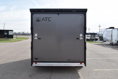New ATC 7.5x16 STO 400 ALUMINUM CARGO TRAILER w/ BLACK TRIM PACKAGE