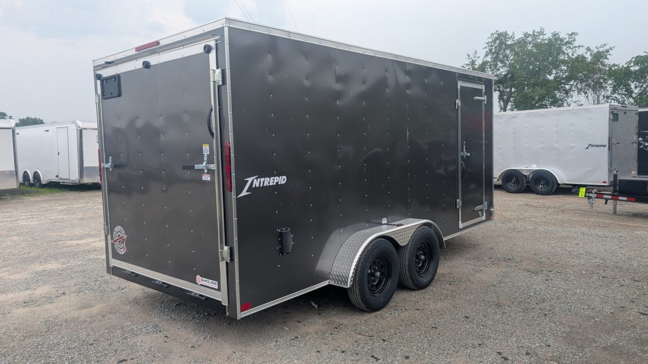 New 2026 Homesteader 7x16 Intrepid V-Nose Cargo Trailer w/ Ramp Door