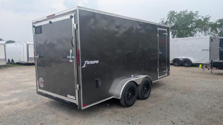 New 2026 Homesteader 7x16 Intrepid V-Nose Cargo Trailer w/ Ramp Door