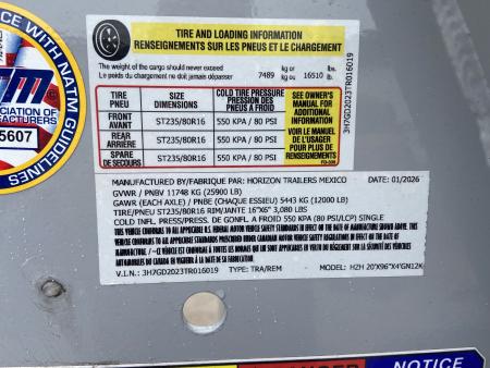 New Horizon Trailers 12K Dump