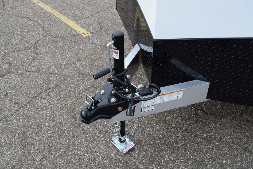 New ATC 7.5x14 STO 400 ALUMINUM CARGO TRAILER w/ BLACK TRIM PACKAGE
