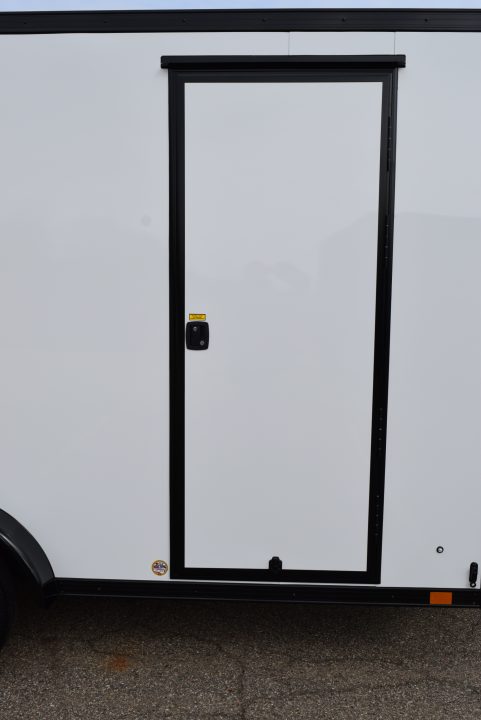 New ATC 7.5x14 STO 400 ALUMINUM CARGO TRAILER w/ BLACK TRIM PACKAGE