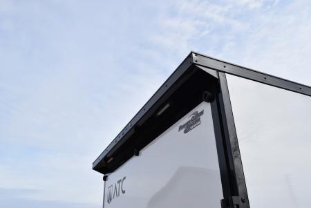 New ATC 7.5x14 STO 400 ALUMINUM CARGO TRAILER w/ BLACK TRIM PACKAGE
