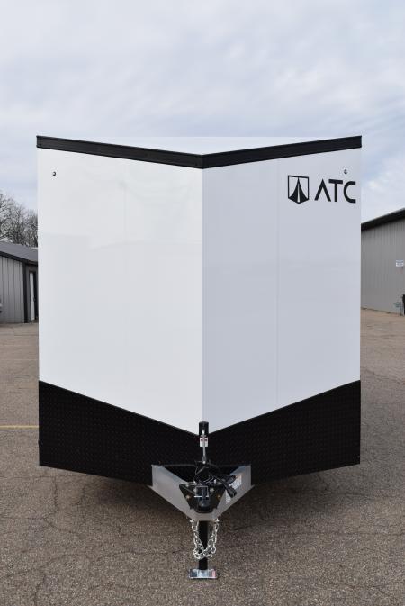 New ATC 7.5x14 STO 400 ALUMINUM CARGO TRAILER w/ BLACK TRIM PACKAGE