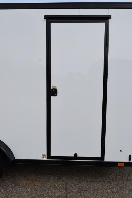 New ATC 7.5x14 STO 400 ALUMINUM CARGO TRAILER w/ BLACK TRIM PACKAGE