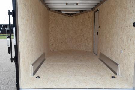 New ATC 7.5x14 STO 400 ALUMINUM CARGO TRAILER w/ BLACK TRIM PACKAGE