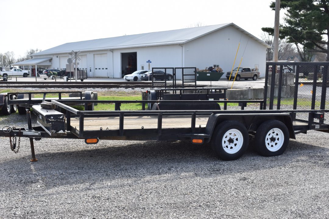 Used 2016 Lone Wolf Trailers 83X16 Utility Trailer