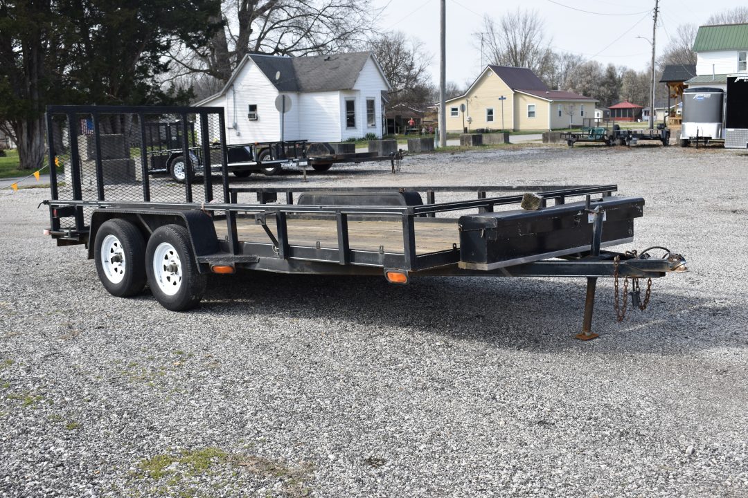 Used 2016 Lone Wolf Trailers 83X16 Utility Trailer