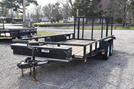 Used 2016 Lone Wolf Trailers 83X16 Utility Trailer