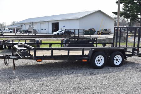 Used 2016 Lone Wolf Trailers 83X16 Utility Trailer