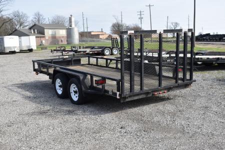 Used 2016 Lone Wolf Trailers 83X16 Utility Trailer