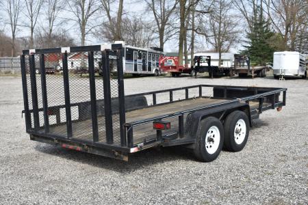 Used 2016 Lone Wolf Trailers 83X16 Utility Trailer