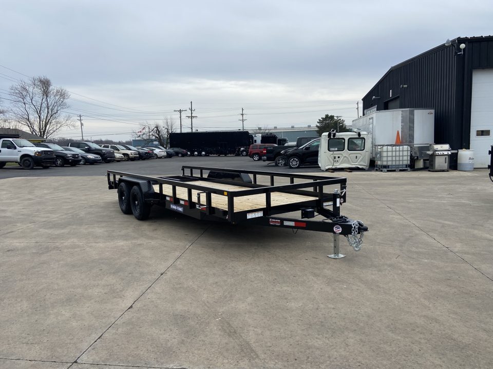 New Sure-Trac 7X20 TUBE TOP Utility Trailer