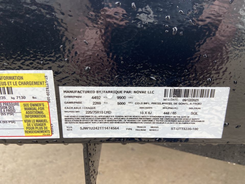 New Sure-Trac 7X20 TUBE TOP Utility Trailer