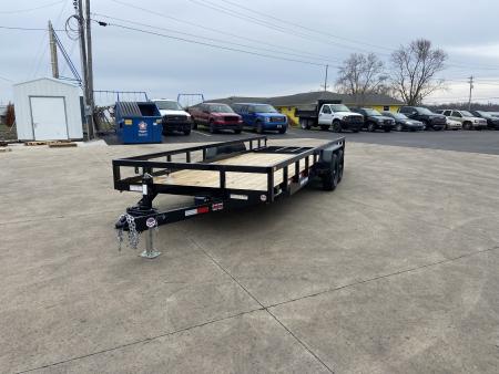 New Sure-Trac 7X20 TUBE TOP Utility Trailer