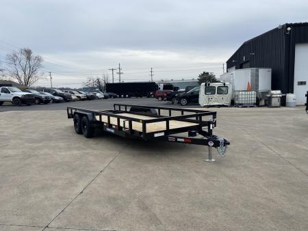 New Sure-Trac 7X20 TUBE TOP Utility Trailer