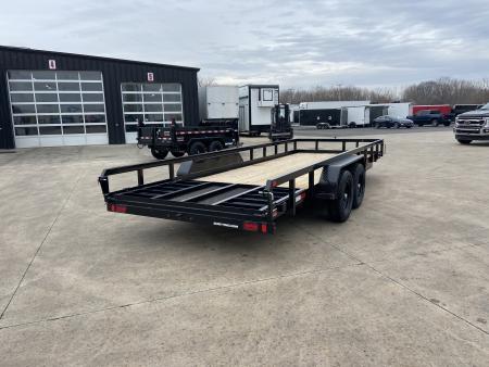 New Sure-Trac 7X20 TUBE TOP Utility Trailer