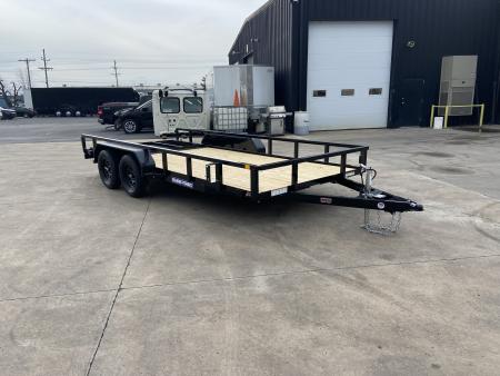 New Sure-Trac 7X16 TUBE TOP Utility Trailer