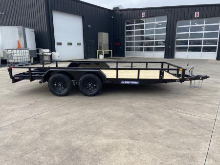 New Sure-Trac 7X16 TUBE TOP Utility Trailer