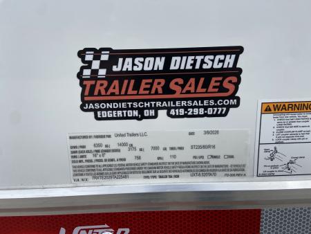 New United UXT-8.5X20 Cargo Enclosed Trailer