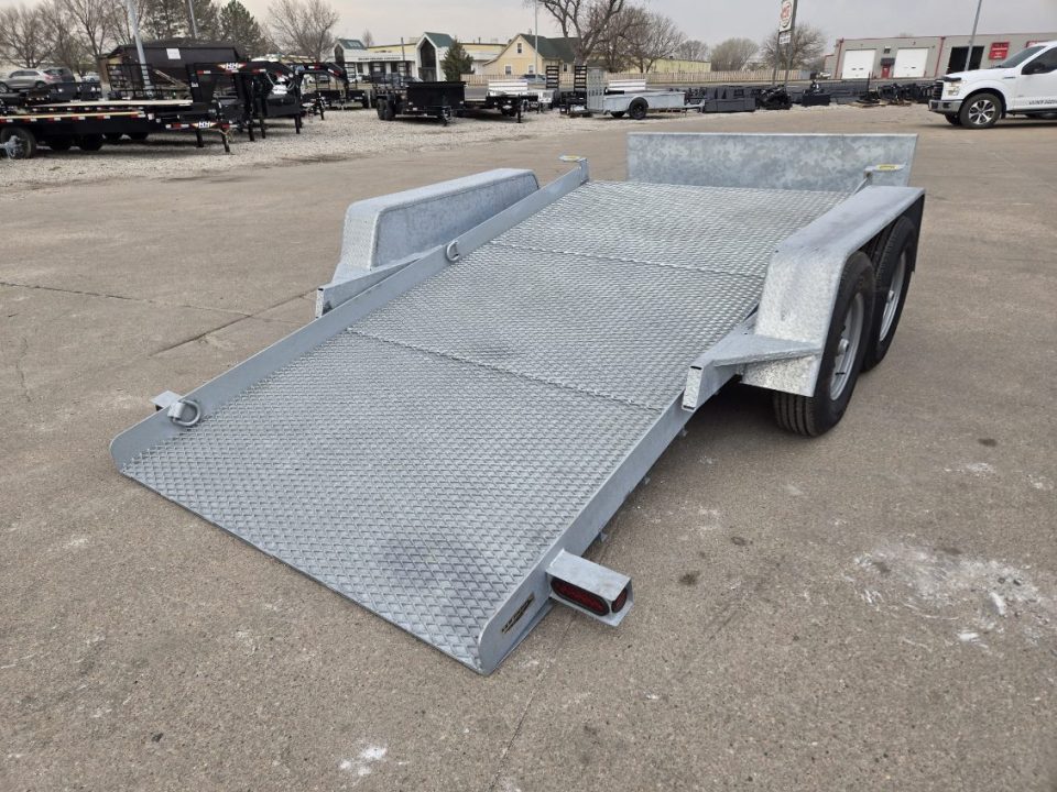 New 2026 S&W Welding 76x12 Scissor Lift 10K Equipment Trailer