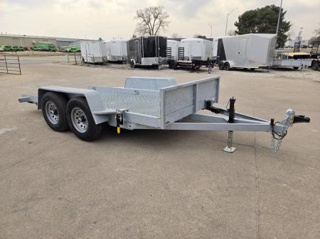 New 2026 S&W Welding 76x12 Scissor Lift 10K Equipment Trailer