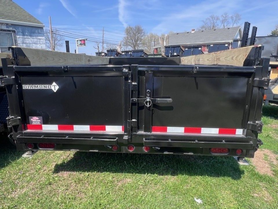 New 2026 Diamond T 83X14 14K Scissor w/ Hydraulic Jack Dump Trailer