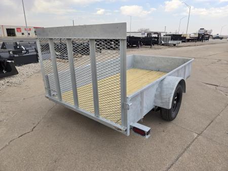 New 2026 S&W Welding 6x10 Solid Side 3.5K Utility Trailer