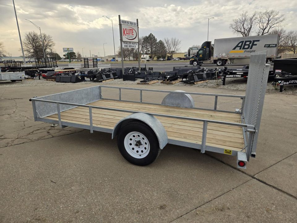 New 2026 S&W Welding 80x12 Rail Side 3.5K Utility Trailer