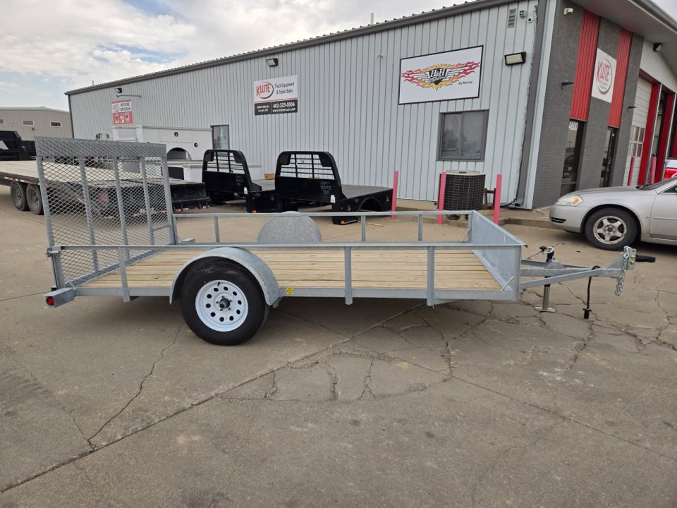 New 2026 S&W Welding 80x12 Rail Side 3.5K Utility Trailer