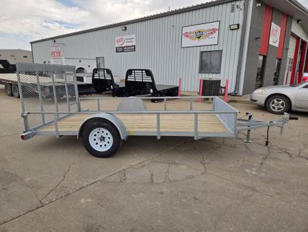 New 2026 S&W Welding 80x12 Rail Side 3.5K Utility Trailer