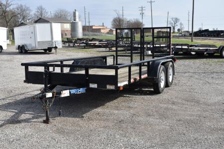 Used 2016 Top Hat 6.5X14 Utility Trailer