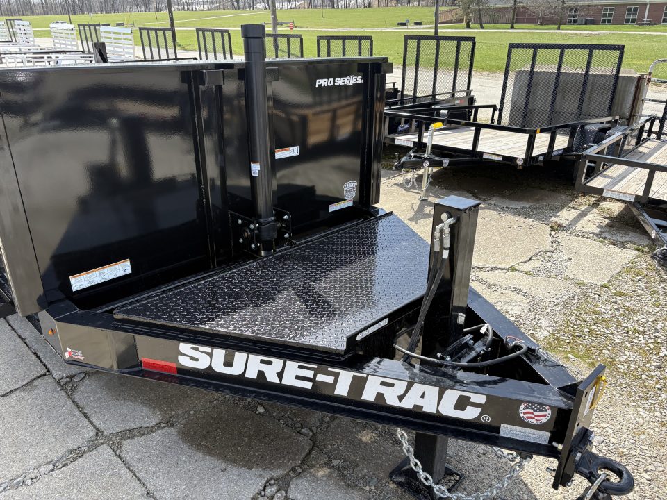 New 2026 Sure-Trac 7 X 14 Pro Series Telescopic Dump 15.4K W/HYDRAULIC JACK Dump Trailer