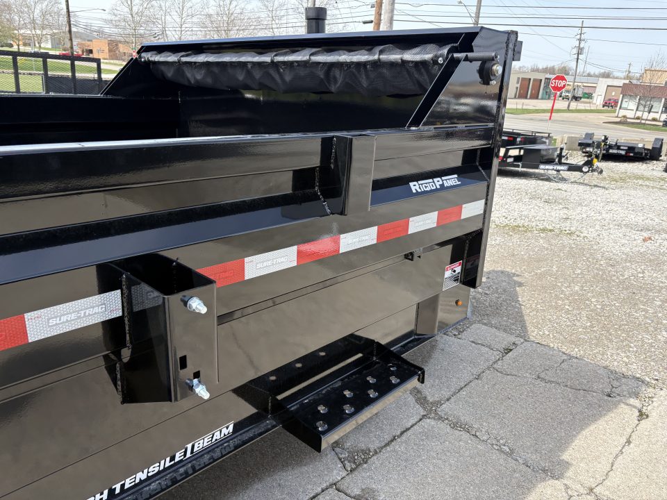 New 2026 Sure-Trac 7 X 14 Pro Series Telescopic Dump 15.4K W/HYDRAULIC JACK Dump Trailer